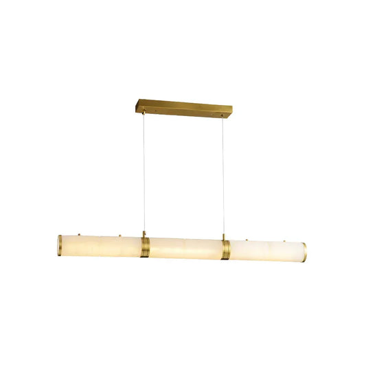 Alabaster Cylindrical Chandelier 100 cm Dia - Tianguang Alabaster Lighting