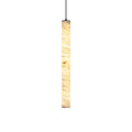 Alabaster Cylindrical Pendant Light - Tianguang Alabaster Lighting