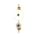Alabaster Eclipse Round Wall Light - Tianguang Alabaster Lighting