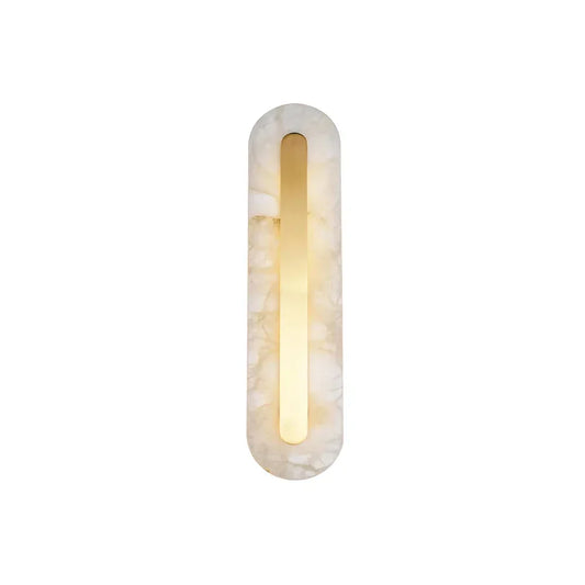 Alabaster Oval Wall Light - Tianguang Alabaster Lighting