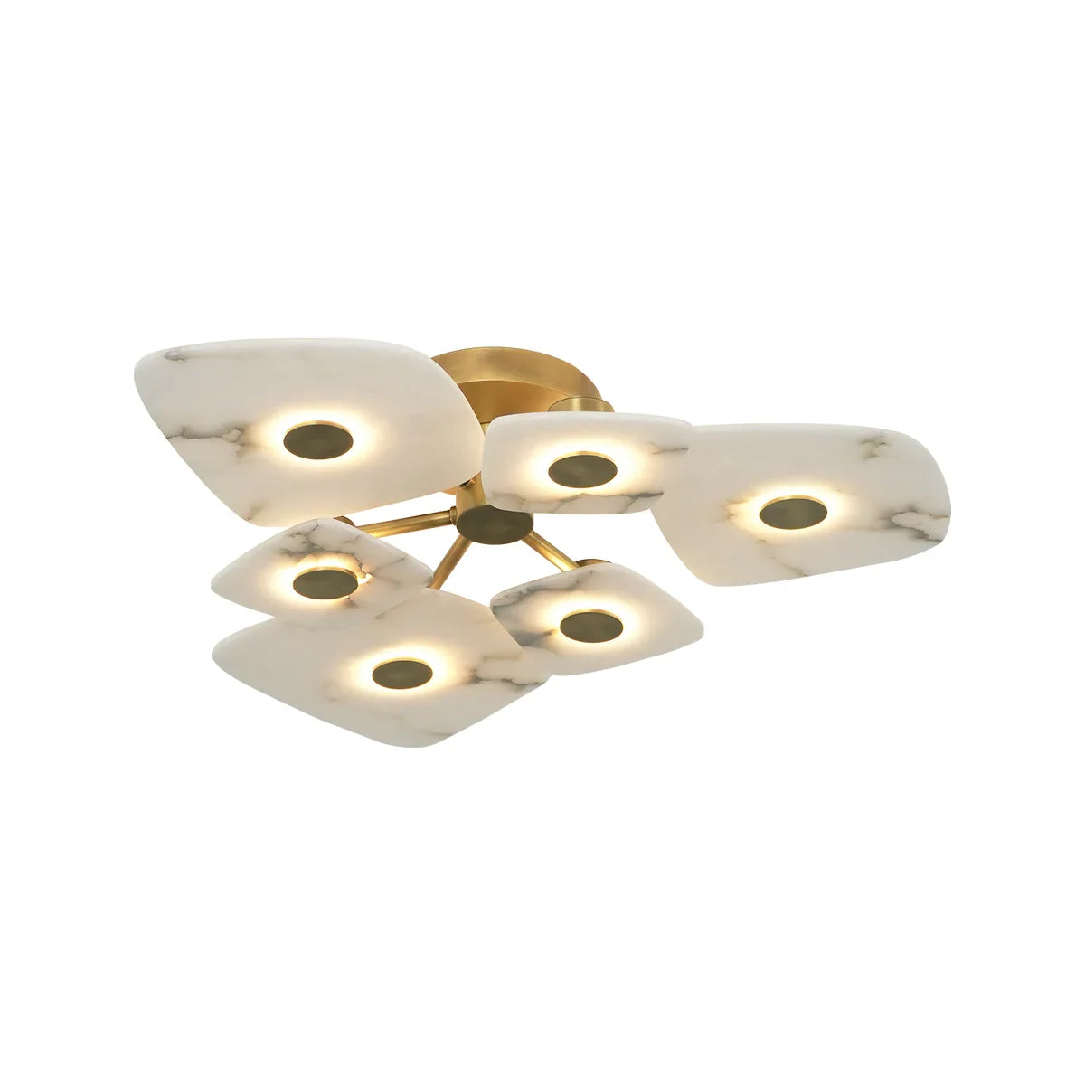 Alabaster Holmdel Ceiling Lamp Ceiling Light - Tianguang Alabaster Lighting