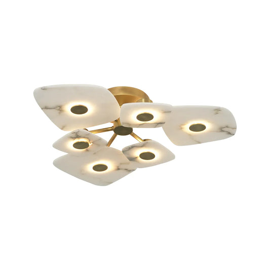 Alabaster Holmdel Ceiling Lamp Ceiling Light - Tianguang Alabaster Lighting
