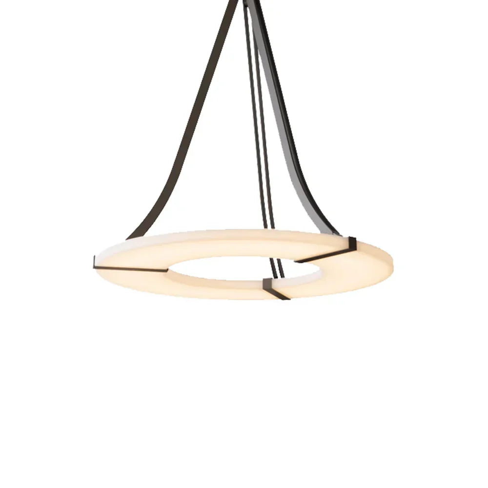 Alabaster Luxembourg Halo Chandelier - Tianguang Alabaster Lighting