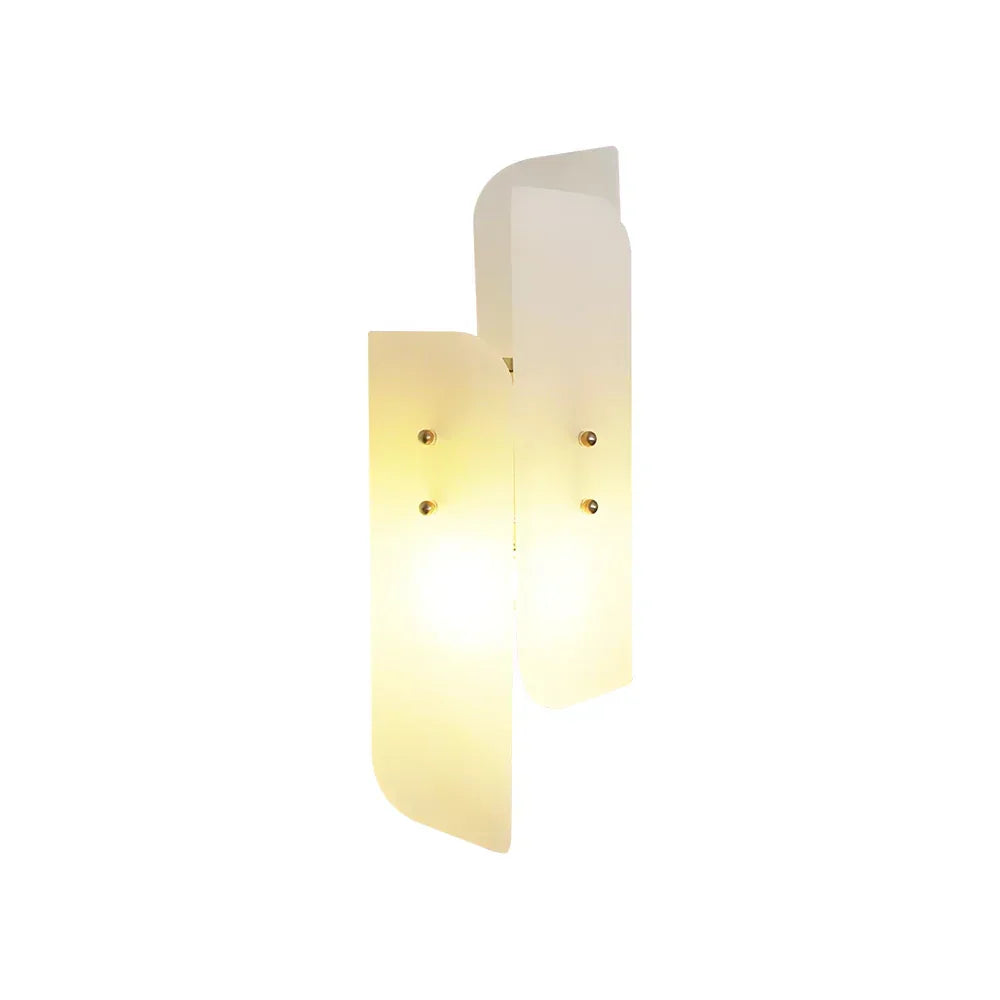 Alabaster Megalith Brass Wall Light - Tianguang Alabaster Lighting