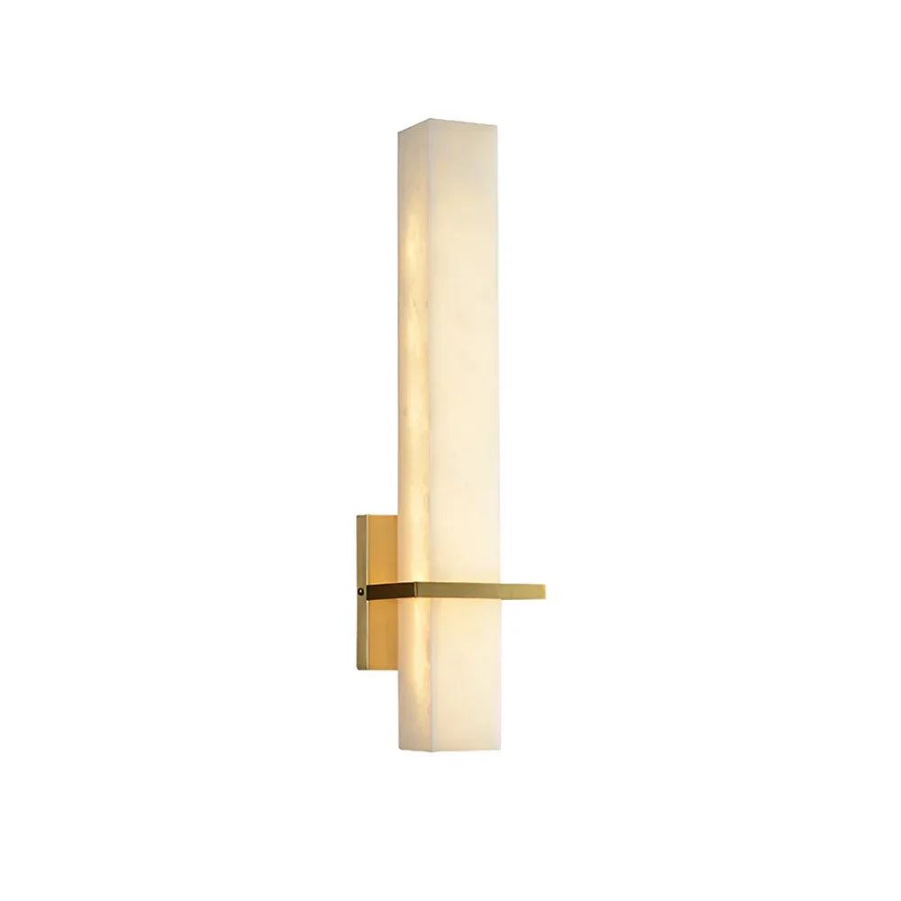 Rectangle Alabaster Milan Wall Sconce - Tianguang Alabaster Lighting