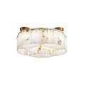 Alabaster Modern Brass Ceiling Lamp Ceiling Light - Tianguang Alabaster Lighting