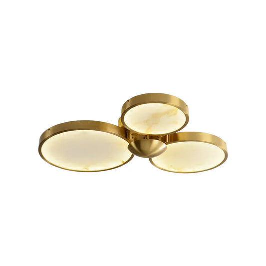 Alabaster Modern Disc Ceiling Light - Tianguang Alabaster Lighting