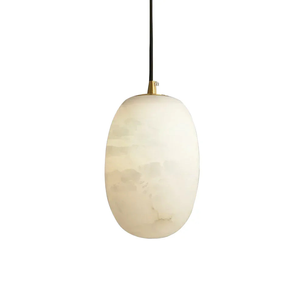 Alabaster Modern Pebble Pendant Lamp - Tianguang Alabaster Lighting