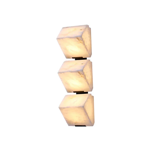 Minimalist Alabaster Facade Wall Lamp - Tianguang Alabaster Lighting