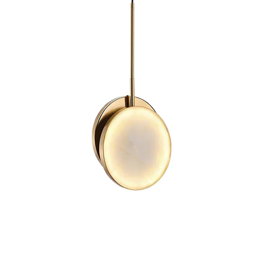 Alabaster Moonshade Pendant Light - Tianguang Alabaster Lighting