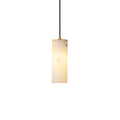 Alabaster Nula Vertical Pendant Light - Tianguang Alabaster Lighting