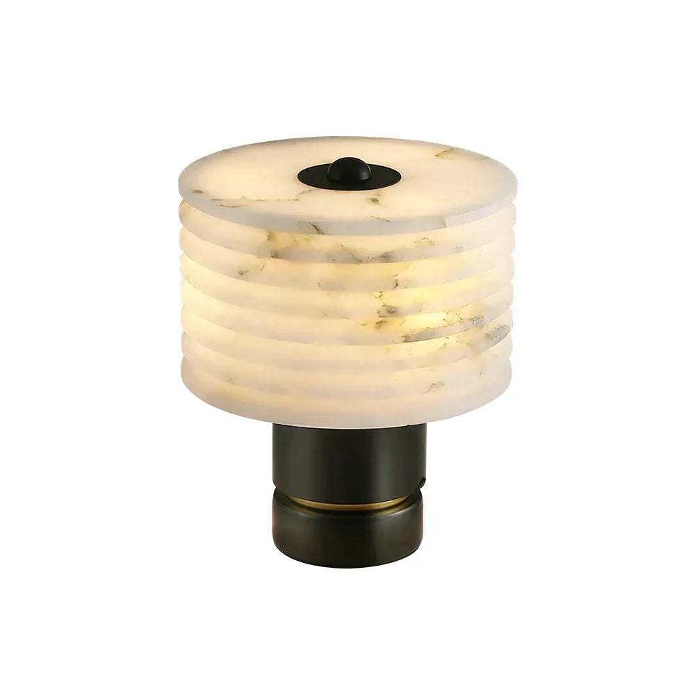 Alabaster Outela Brass Table Lamp - Tianguang Alabaster Lighting