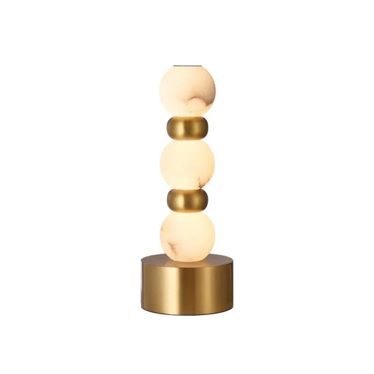 Alabaster Pearl Xyx Table Lamp - Tianguang Alabaster Lighting