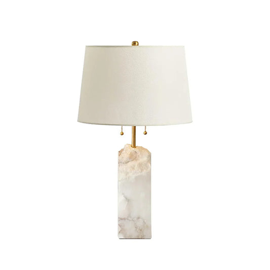 Alabaster Raw Fbric Table Lamp - Tianguang Alabaster Lighting