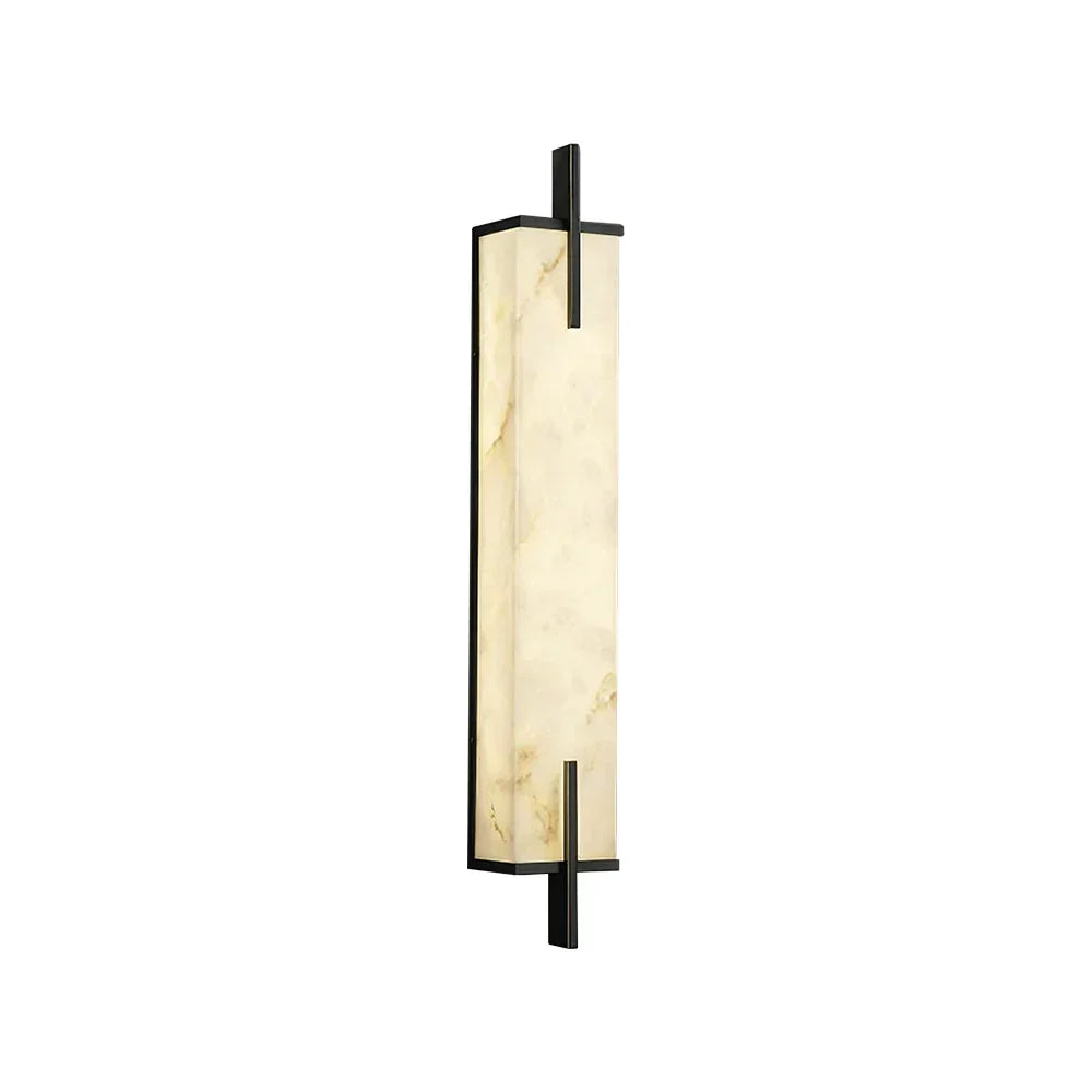 Alabaster Rectangle Calliope Wall Sconce - Tianguang Alabaster Lighting