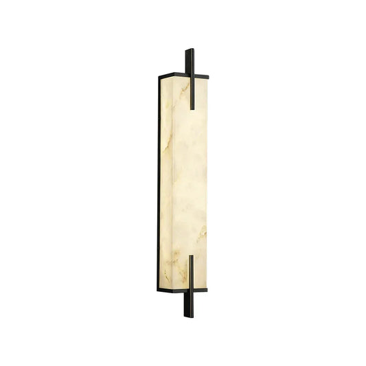 Alabaster Rectangle Calliope Wall Sconce - Tianguang Alabaster Lighting