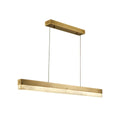Alabaster Rectangle Linear Pendant Light - Tianguang Alabaster Lighting