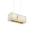 Alabaster Rectangular Chandelier - Tianguang Alabaster Lighting