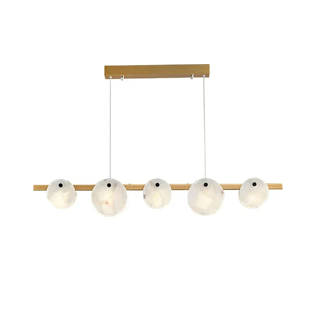 Alabaster Trinidad Dining Room Chandelier - Tianguang Alabaster Lighting