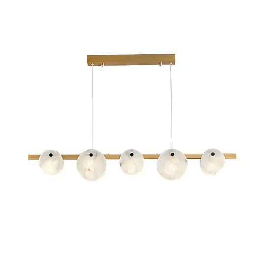 Alabaster Trinidad Dining Room Chandelier - Tianguang Alabaster Lighting