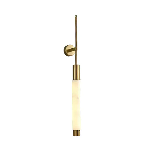 Alabaster Verita Column Wall Sconce - Tianguang Alabaster Lighting
