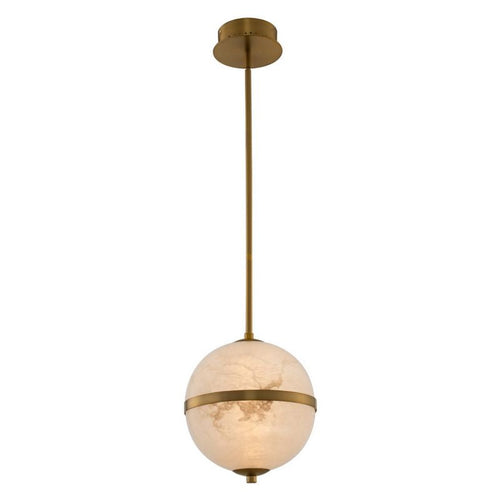 Alabaster Canterbury LED Mini Pendant - Tianguang Alabaster Lighting