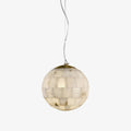 Alabaster Ball Pendant Light 28 cm Dia White - Tianguang Alabaster Lighting