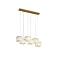 Alabaster Box Chandelier 72 cm W x 200 cm H - Tianguang Alabaster Lighting