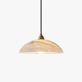 Alabaster Dome Pendant Lamp 11.8 in Dia - Tianguang Alabaster Lighting