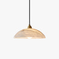 Alabaster Dome Pendant Lamp 30 cm Dia - Tianguang Alabaster Lighting