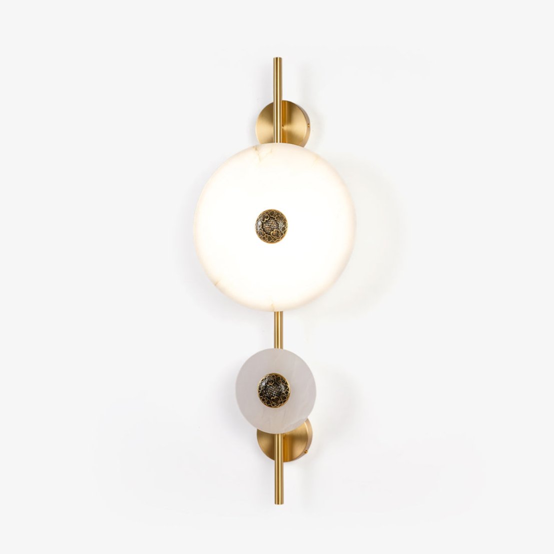 Alabaster Eclipse Wall Light - Tianguang Alabaster Lighting