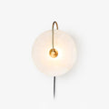 Alabaster LED Plug-In Wall Lamp 15 cm Dia - Tianguang Alabaster Lighting