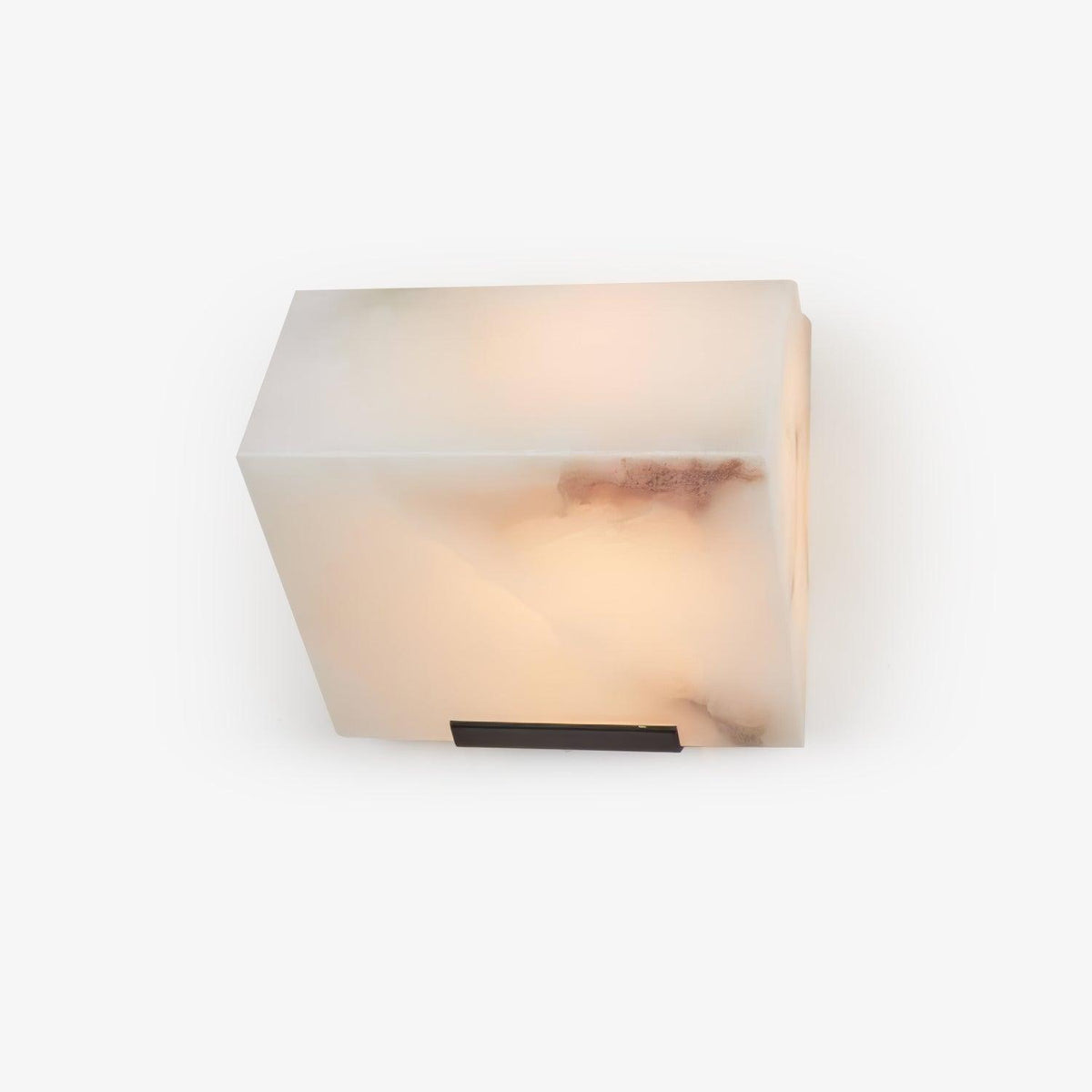 Alabaster Staircase Wall Lamp 14 cm W x 13 cm H - Tianguang Alabaster Lighting