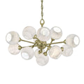 Alabaster Globes 12 Light Chandelier - Tianguang Alabaster Lighting