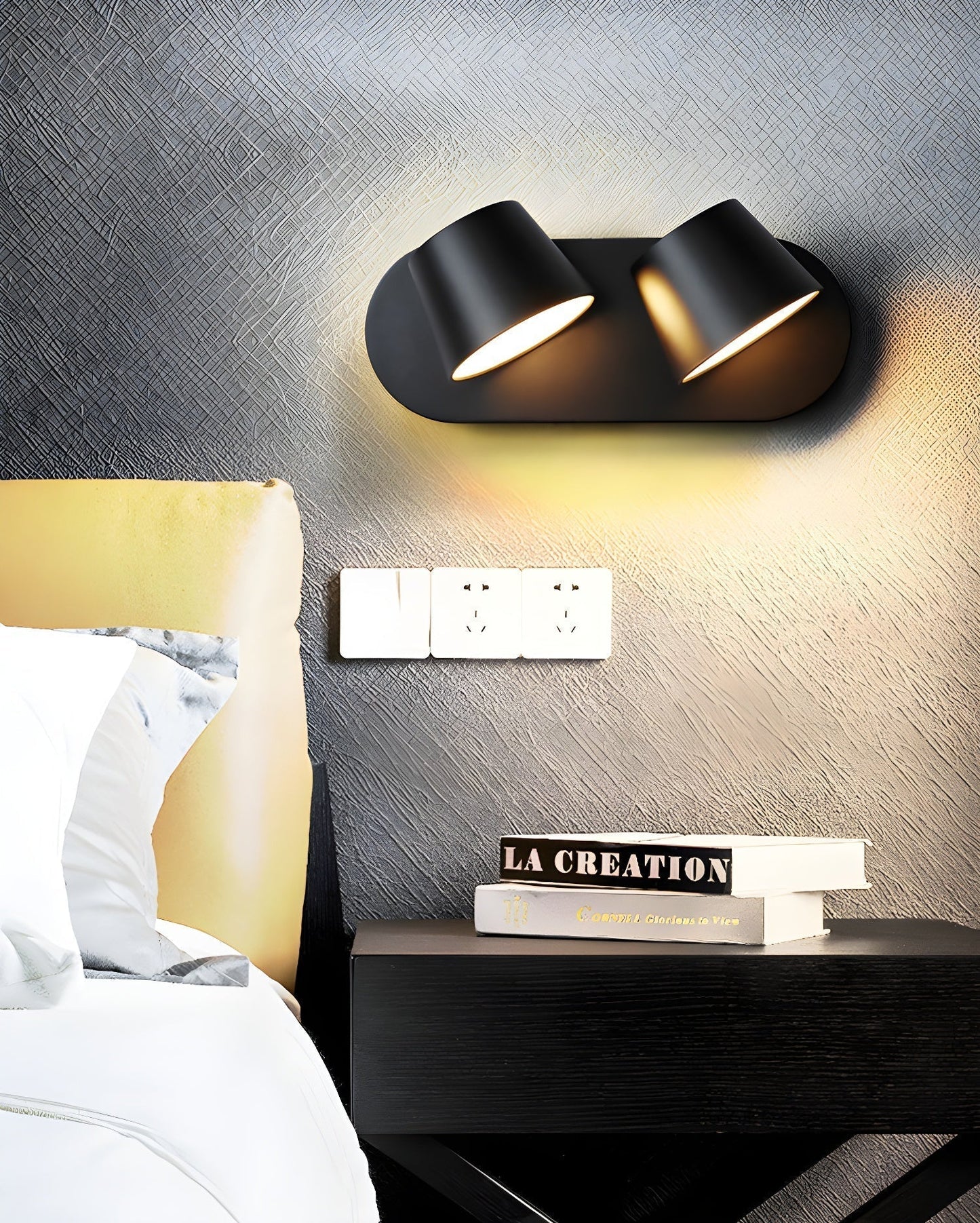 Angle Adjustable Reading Wall Light, Hardwired Wall Sconce, detail 13