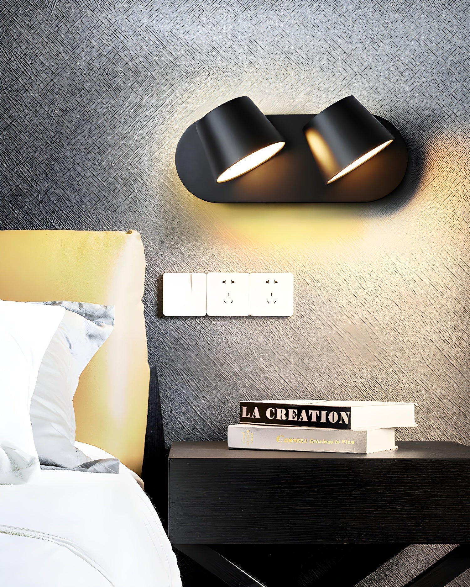 Angle Adjustable Reading Wall Light, Hardwired Wall Sconce, detail 13