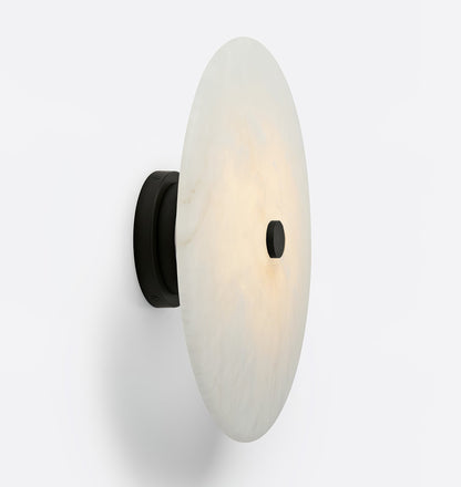 Ankeny Alabaster Wall Light, Hardwired Wall Sconce, detail 18