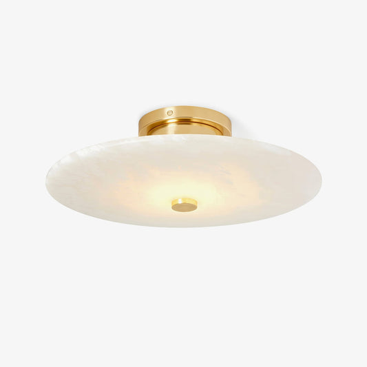 Ankeny Alabaster Ceiling Lamp Ceiling Light 7.9 in Dia Brass, Black - Tianguang Alabaster Lighting