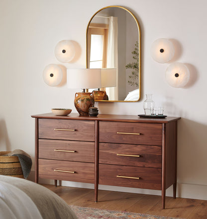 Ankeny Alabaster Wall Light, Hardwired Wall Sconce, detail 3