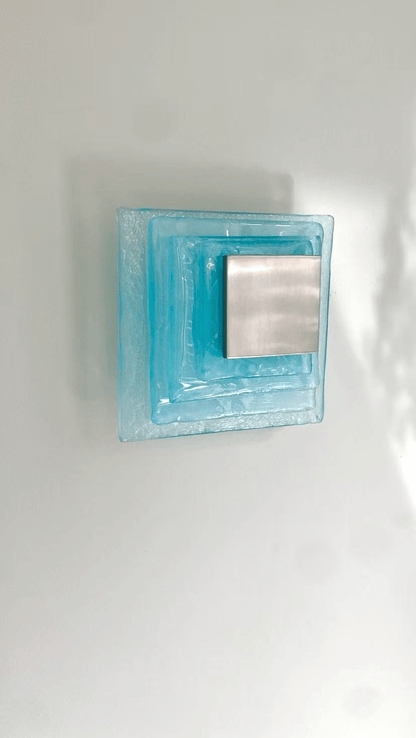 Aqua Cascade Wall Light, Hardwired Wall Sconce, detail 17