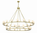 Agron 30 Light Alabaster Chandelier - Tianguang Alabaster Lighting