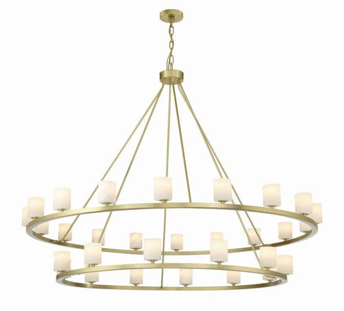Agron 30 Light Alabaster Chandelier - Tianguang Alabaster Lighting