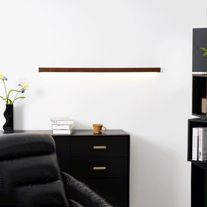 Arlo Linear Wood Wall Light, Hardwired Wall Sconce, detail 12