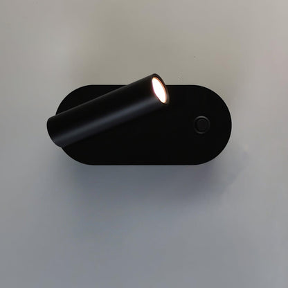 Enna Surface Wall Fixture With USB 3", Bedroom Wall Sconce, detail 14