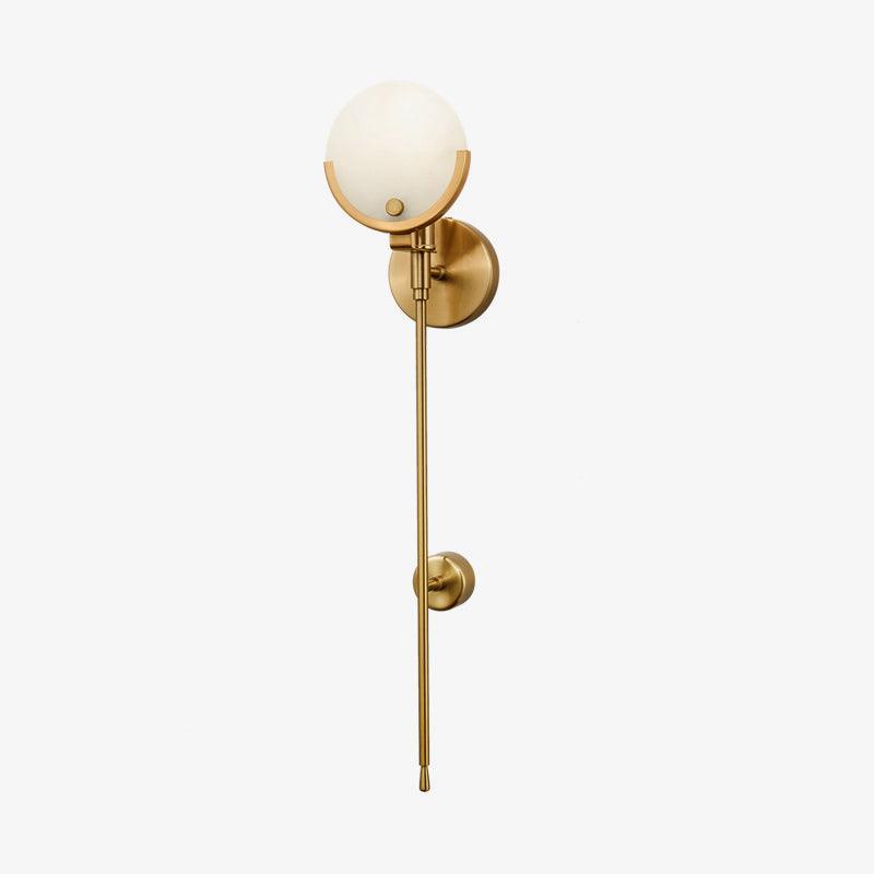 Ava Brass Alabaster Wall Lamp Style AABF96 - Tianguang Alabaster Lighting