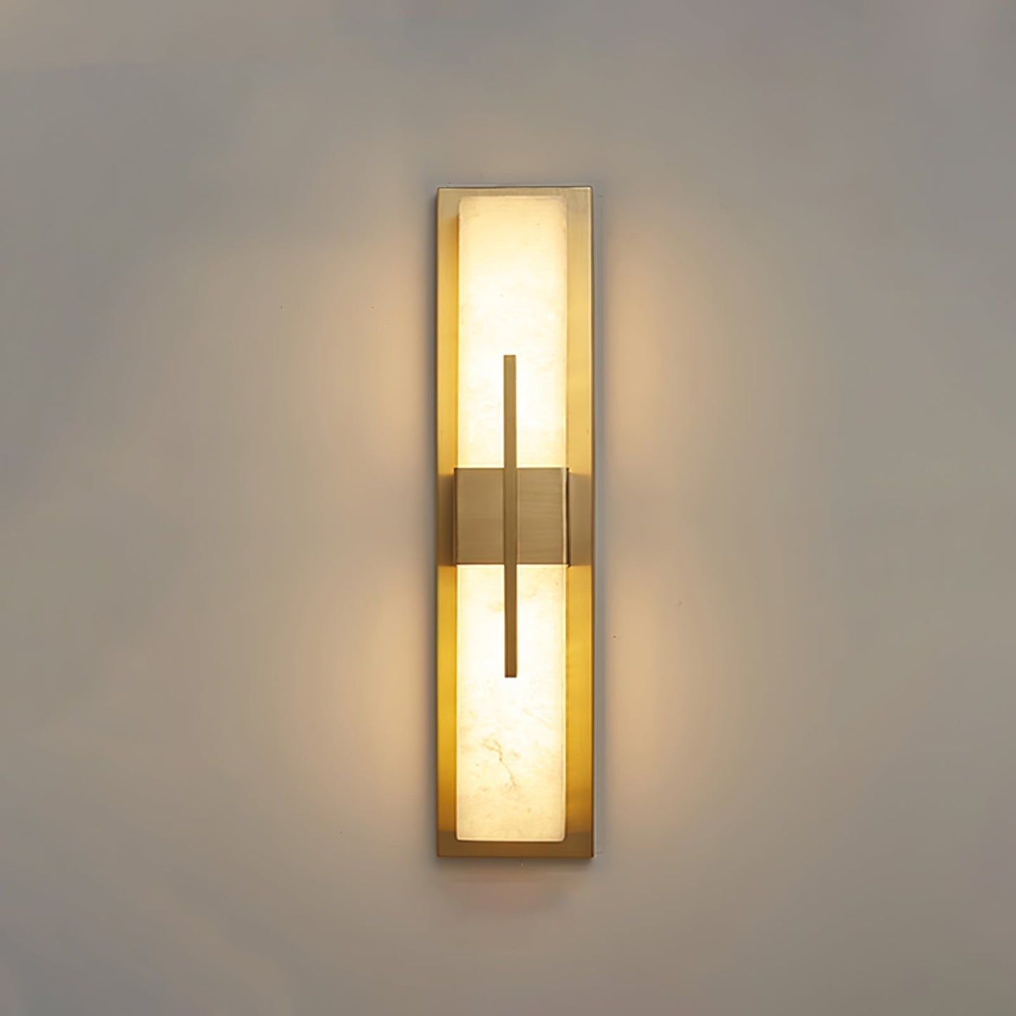 Axis Twin Alabaster Wall Light, Hardwired Wall Sconce, detail 29