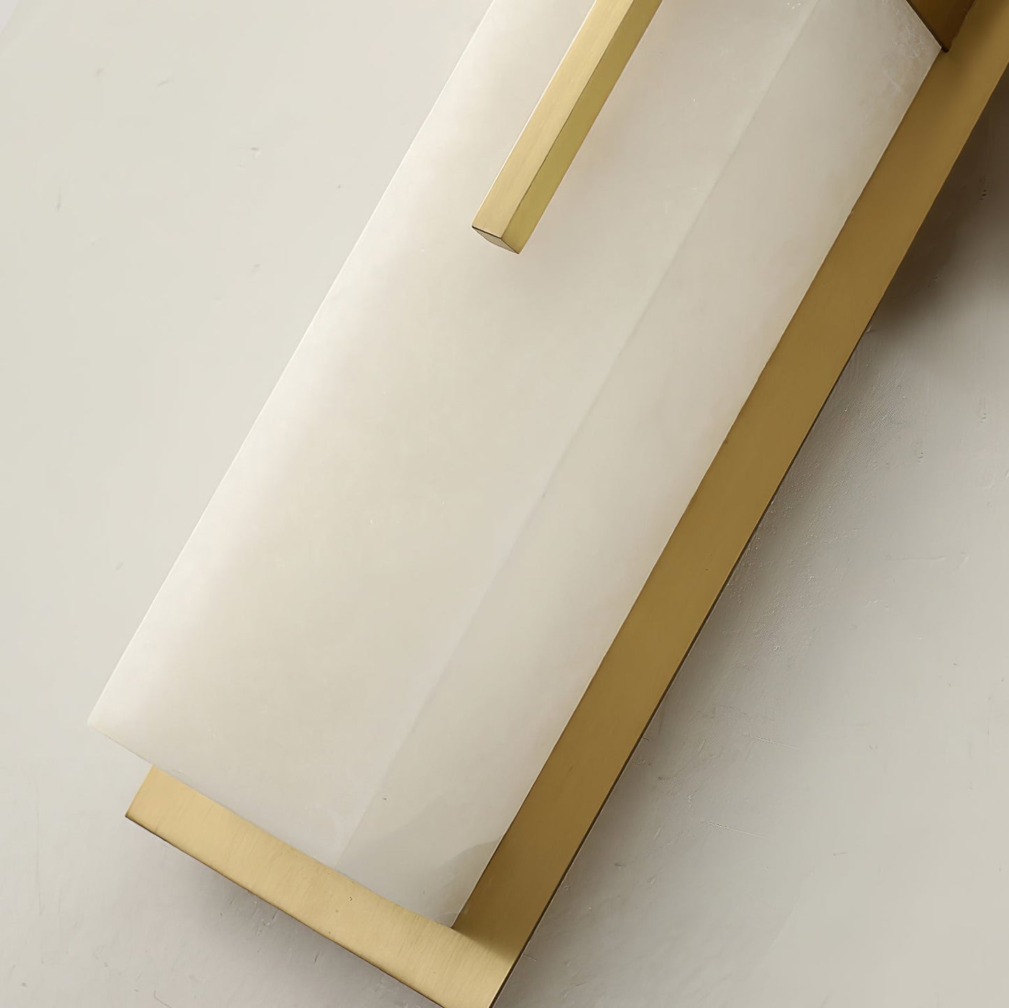 Axis Twin Alabaster Wall Light, Hardwired Wall Sconce, detail 19