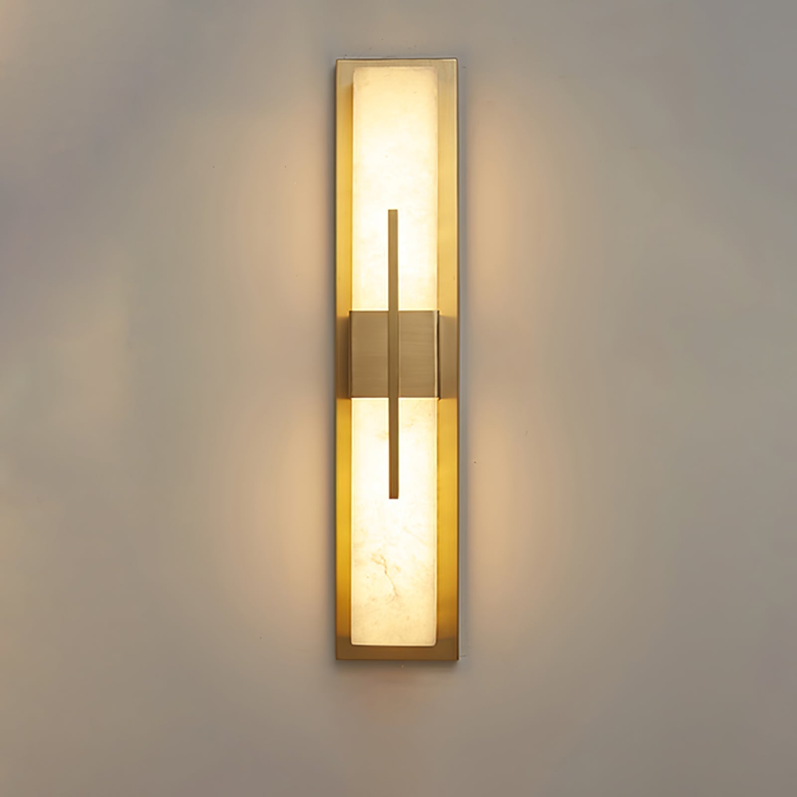 Axis Twin Alabaster Wall Light, Hardwired Wall Sconce, detail 28