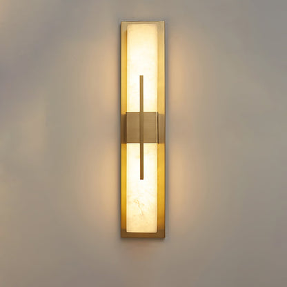 Axis Twin Alabaster Wall Light, Hardwired Wall Sconce, detail 28