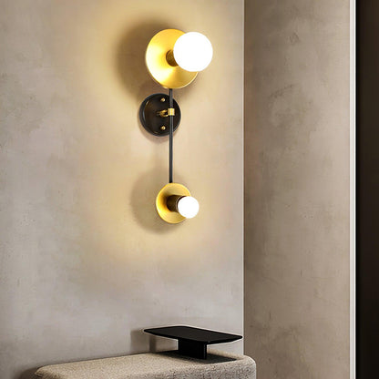 Balance Scale Wall Light, Hardwired Wall Sconce, detail 3